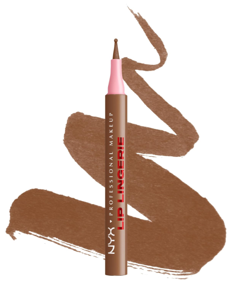 NYX LIP LINGERIE - WARM BROWN - STEAMY SPICE